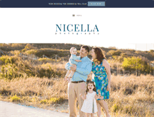 Tablet Screenshot of nicellaphotography.com